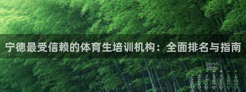 耀世娱乐总代理是谁：宁德最受信赖的体育生培训机构：全