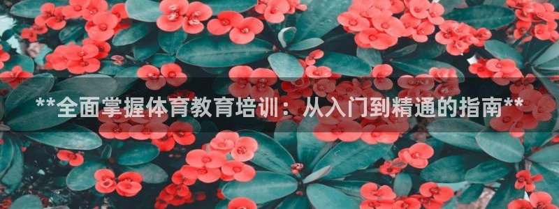 耀世娱乐能提现到微信吗：**全面掌握体育教育培训：从