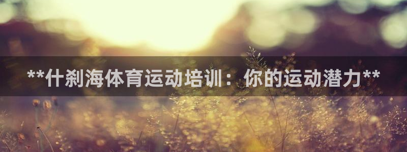 耀世汽车：**什刹海体育运动培训：你的运动潜力**