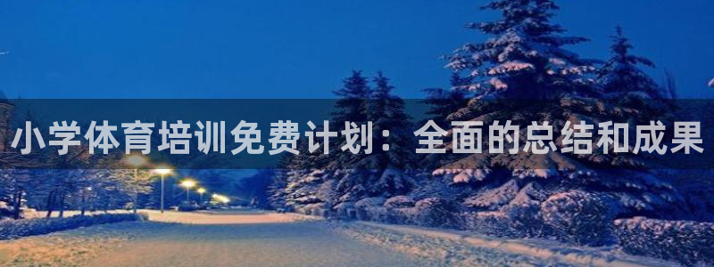 耀世娱乐怎么样：小学体育培训免费计划：全面的总结和成