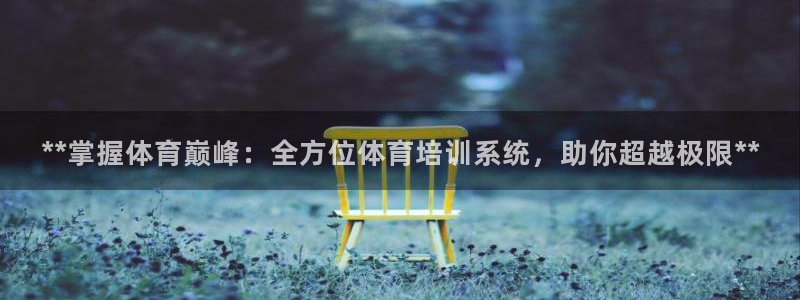 耀世集团王大聪：**掌握体育巅峰：全方位体育培训系统