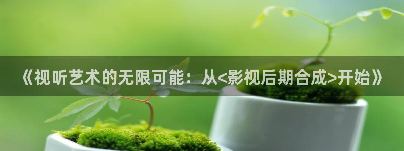 伊人www电影：《视听艺术的无限可能：从<影视后期合成>开始》